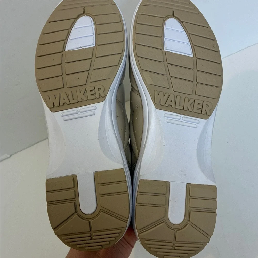 Propet Washable Walker Women's Beige Leather Shoes W3840 US Size 7.5 Comfort